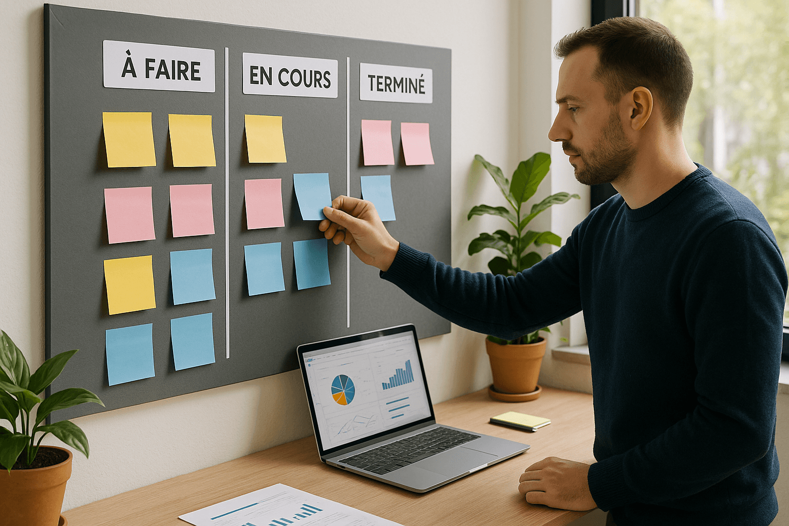 découvrez comment un tableau kanban peut transformer la gestion de vos projets. apprenez les principes fondamentaux pour optimiser le flux de travail, prioriser les tâches et améliorer la collaboration au sein de votre équipe.
