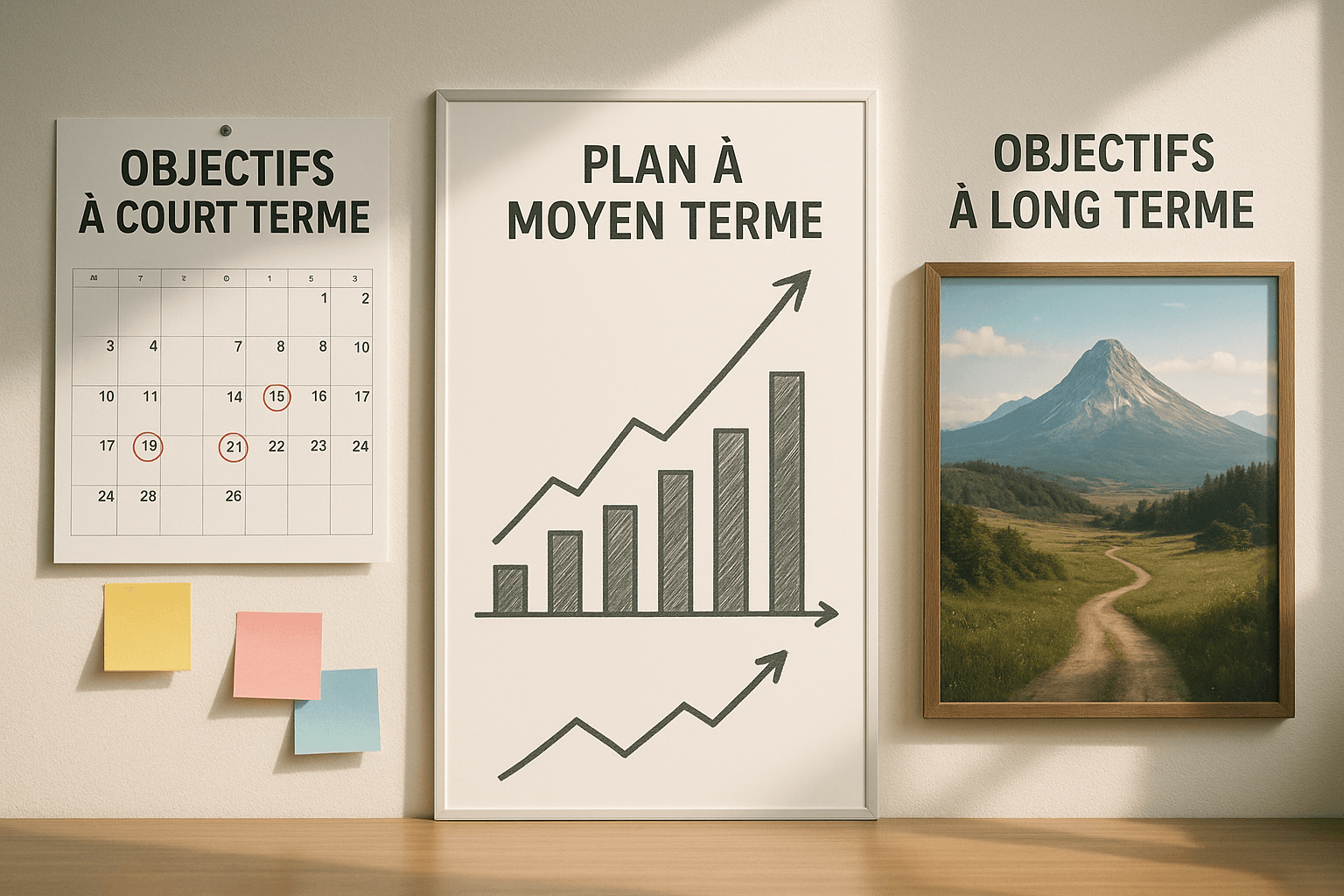 découvrez comment définir efficacement vos objectifs à court, moyen et long terme. apprenez des stratégies pratiques pour clarifier vos intentions, maximiser votre productivité et atteindre vos aspirations personnelles et professionnelles.